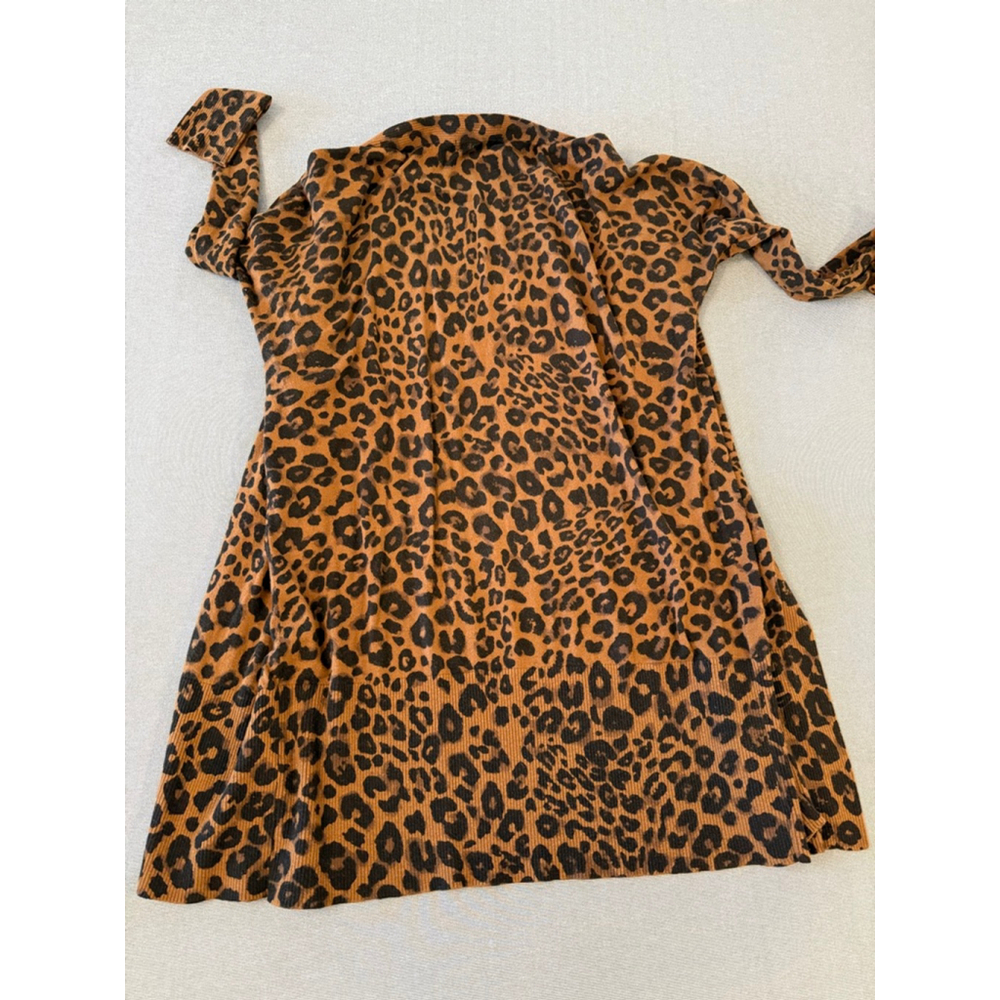 Sanctuary M Lenox Animal Print Open Front Duster Cardigan Sweater - Picture 5 of 8